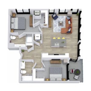 2 bedroom apartment for rent