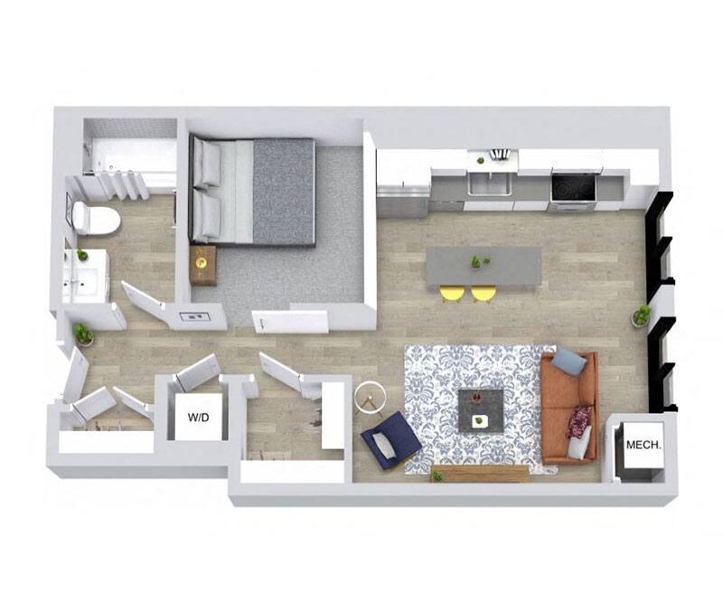 0 bedroom apartment for rent