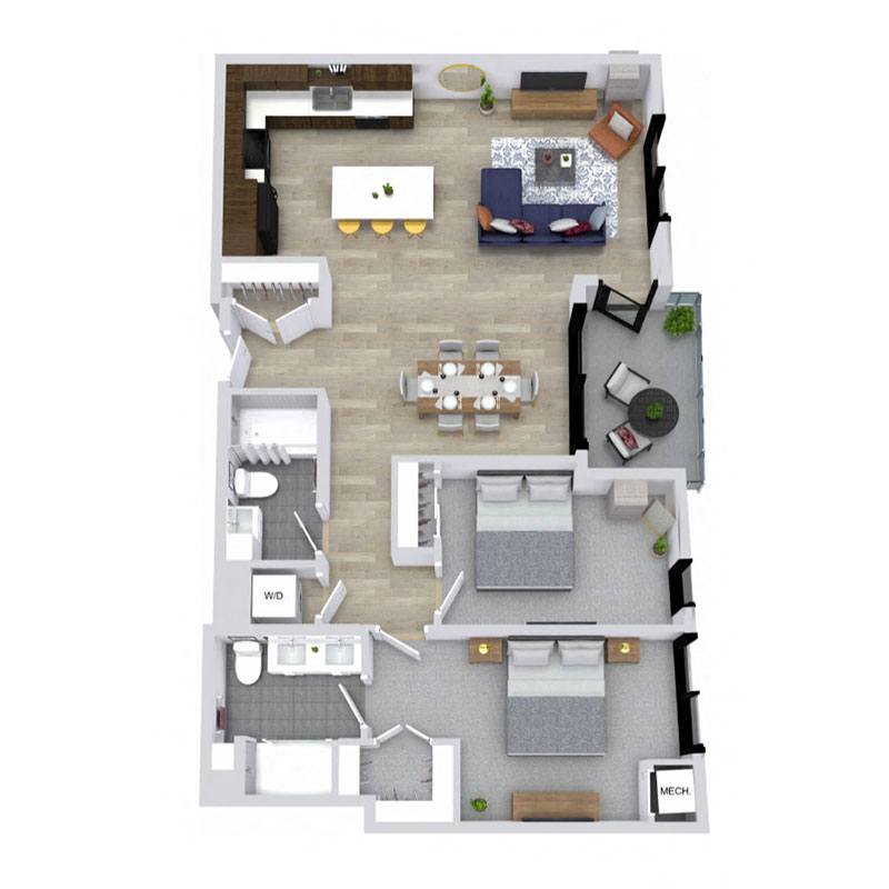 2 bedroom apartment for rent