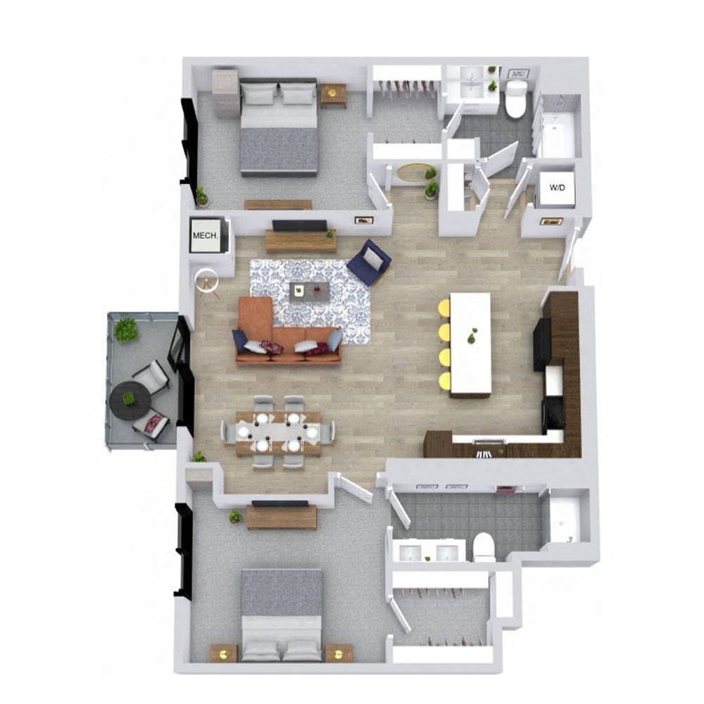 2 bedroom apartment for rent