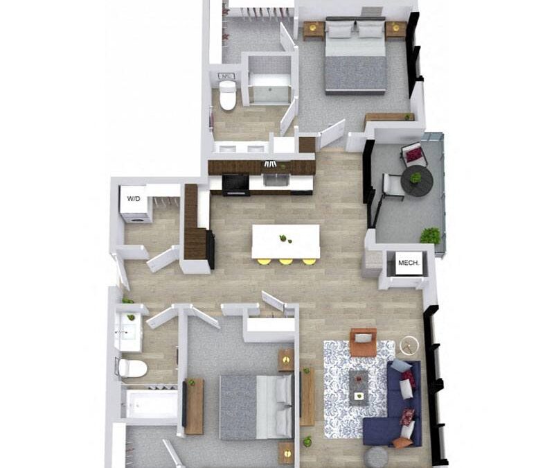 2 bedroom apartment for rent