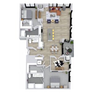 2 bedroom apartment for rent