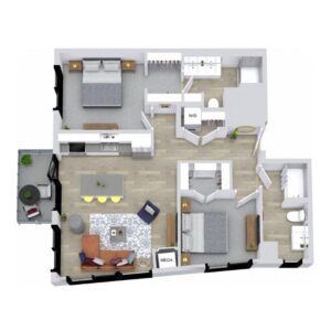 2 bedroom apartment for rent