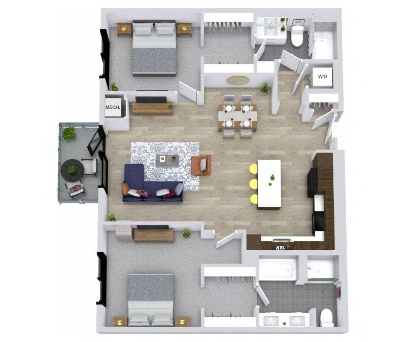 2 bedroom apartment for rent