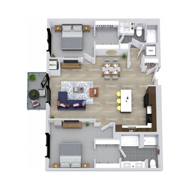 2 bedroom apartment for rent
