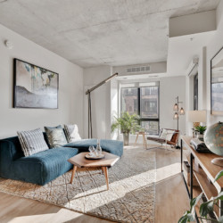 two bedroom apartment at HQ Apartments in Elliot park Minneapolis