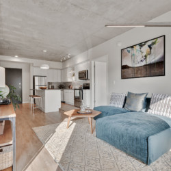two bedroom apartments at HQ Apartments in Elliot park Minneapolis