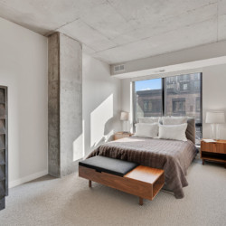 one bedroom apartment at HQ Apartments in Elliot park Minneapolis